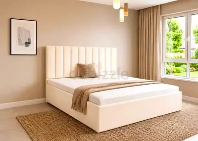 King Size Storage Bed With Mattress New For Sale
