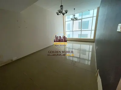 2-bedroom apartment in Al Majaz 2, featuring a master bedroom, 3 bathrooms, built-in wardrobes, panoramic windows and parking. Rent AED 43000 yearly.