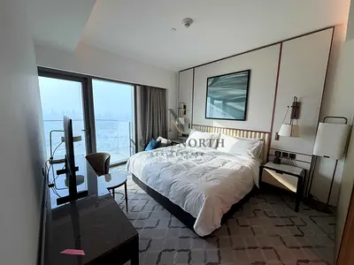 Furnished 2BR Hotel Apartment | Address Harbour Point | Downtown Sky line view