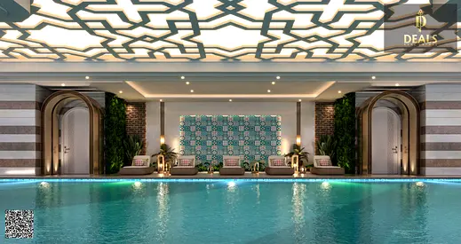 Luxury Fully Furnished Apartment | Fardis Tower | Spacious Layout | Stunning Sea View | Premium Loc