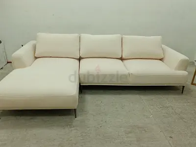 Loom collection Brand beige color lshape sofa for sale