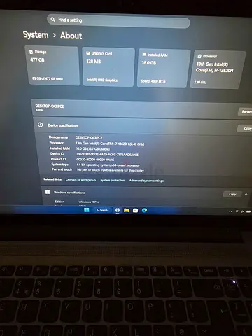 Lenovo ideapad slim 3 15irh8 intel i7 13620h 16gb ddr5 ram. (Negotiable)