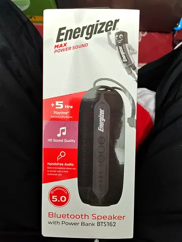 Energizer BTS162 Bluetooth Speaker with Power Bank - New in Box