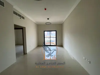 New one-bedroom apartment for annual rent in Ajman, Al Rashidiya 1, first occupancy, with balcony