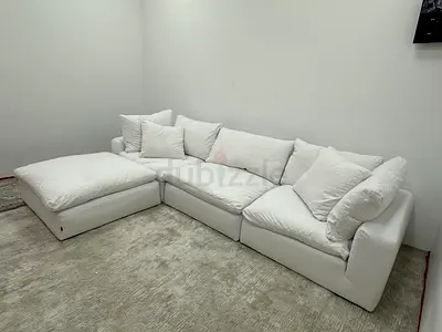 Selling marina home luscious sofa with footstool