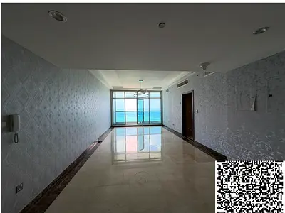 شقة غرفتين وصالة فاخرة مفروشة | إطلالة بحرية كاملة | شرفة | سكن راقٍ | عجمان كورنيش ريزيدنس