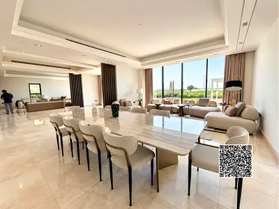 FULLY FURNISHED VILLA LARGEST| WAKE UP TO GOLF VIEWS, LIVE BY THE SEA | 5 MASTER BEDROOMS | PRIVATE POOL & JACUZZI | READY TO MOVE | 480K IN 4 Payment