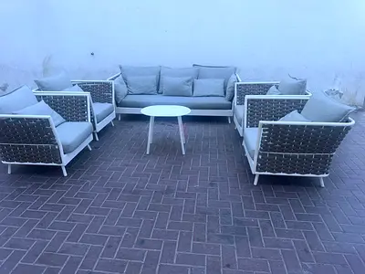 Modern Outdoor Sofa Set with Coffee Table