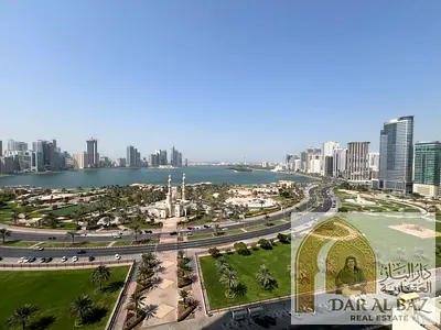 شقة غرفتين وصالة للإيجار السنوي في المجاز 2  بإطلالة بحرية مميزة من شقتك في منطقة المجاز 2، مع شبابيك بانورامية وتصميم يوفر لك الراحة