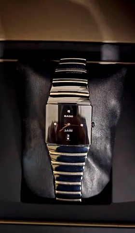 Rado true 18K white Gold and Jubile Diamonds 💎 Automatic ceramic watch