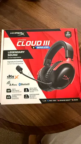 HyperX Cloud III Wireless Gaming Headset - Brand New in Box