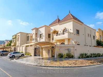 A unique opportunity to own a luxury villa in Al Muwaihat 1, Ajman, corner plot with central air co