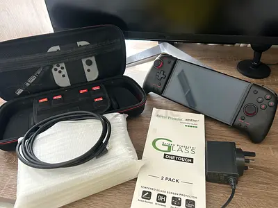 Nintendo Switch Oled +5games +256gb +joycons +case