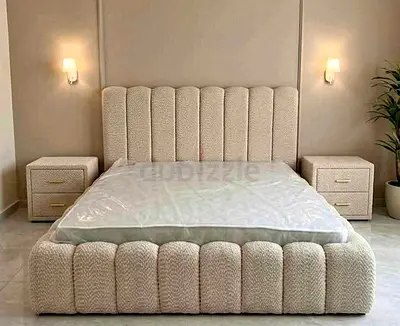 Premium Quality Cotton fabric king Bed Available
