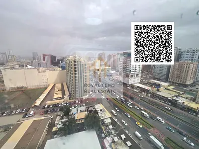شقة فاخرة بغرفتي نوم في أبراج الخليج (Gulf Towers)، الراشدية 1 | تشمل استخدام النادي الرياضي والمسبح وموقف سيارات مجاني، مع حمامين
