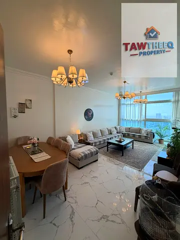 Apartment for Sale in Al Waha Towers 2, Ajman – 3 Bedrooms, Living Room, 1,948 Sq. Ft. A Spacious 3