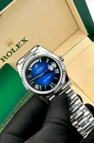 Rolex Day-Date Blue Ombré Dial