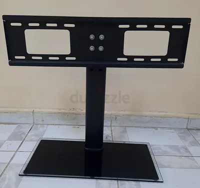 Universal TV Stand with Glass Base - Fits 32" to 55" TVs