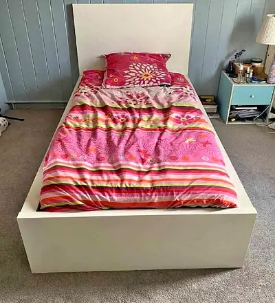 Ikea Single Bed with Mattress Available in Perfect Condition