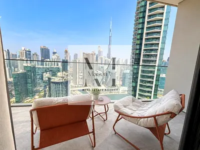 Fully furnished 1BR | Burj Khalifa & Sky views | High floor