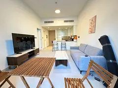 Brand new full furnished apartment with balcony and garden view price 73k
