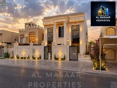 فيلا بالمويهات 1 _ خلف مول نستو مباشره | 5 غرف ماستر + مسبح خاص | علي مساحه 5000 قدم | بسعر يشمل رسوم الكهرباء والمياه فيلا
