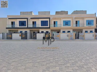 Townhouse(on a main road)|large front setback of 20 meters|ajman|al helio2|5 master rooms, majlis,