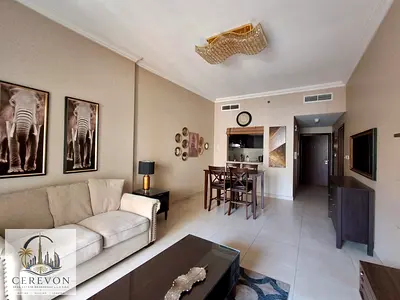 Furnished 1BR | Plaza Residences Block B | Balcony & Pool Access
