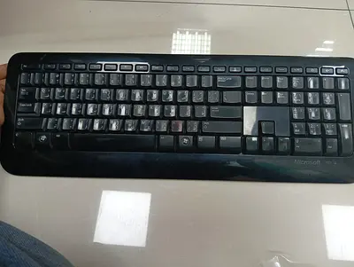 Used Microsoft Wireless Keyboard (black) - Functional
