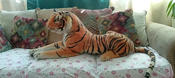 Stuffed tiger