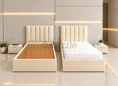 brand new Single Bed frame with Padded Headboards for sale
