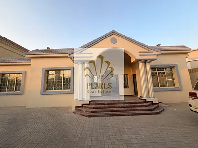 Ground-floor villa for annual rent in the Al Raqaib area of ​​Ajman. Ideally located opposite a mos