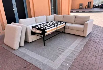 Ikea vimle corner sofa bed with mattress