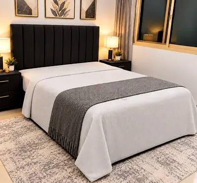 New Queen bed frame with upholstered headboard storage bed and modern design queen size bed