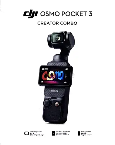 DJI Osmo Pocket 3 Creator Combo — Compact Gimbal Camera