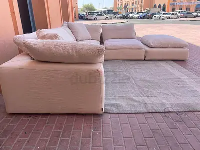 Marina Home Luscious feather 🪶 filled Sofa with footstool