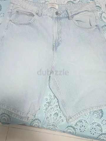 Light blue denim shorts - size medium, gently used