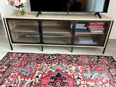 Pan home TV unit for up to 60inch TV - 150 x 36cm