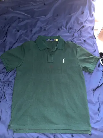 Dark Green Polo Shirt by Ralph Lauren - Men's Small-Medium
