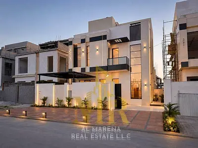 Luxury VIP villa for sale in Al Helio 1, Ajman | Registration and ownership transfer fees included | Freehold ownership for all nationalities | Locate