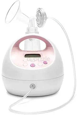 Spectra Electric Breast Pump - Single Electric Model, Hospital Grade, Clean White/Pink (+ milk bags)