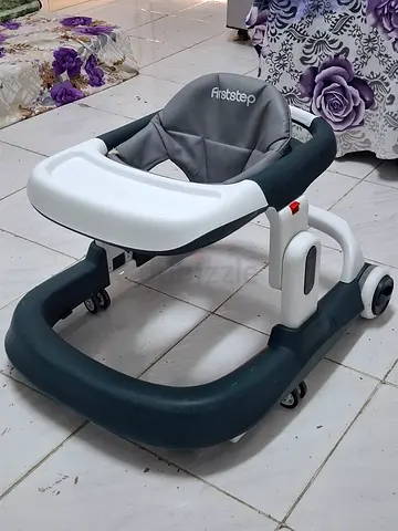 Gray First Step Baby Walker in Good Condition