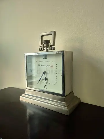 Marina Chrome Table Clock
