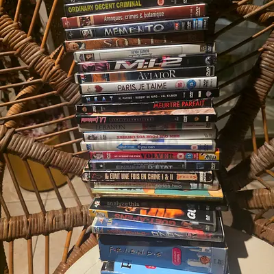 DVD Movie Collection - Assorted 35 Titles (Action, Drama, Comedy, Series). AED 130 For All.