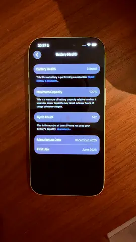 iPhone in good condition — 100% battery AppleCare+ until Sep 2027