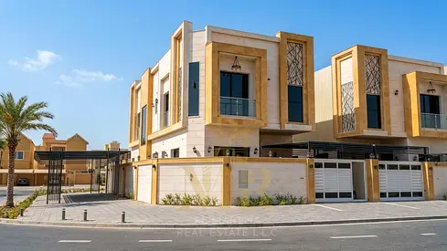 A prime opportunity in Al Muwaihat 2 | Corner Villa | 5 Master Bedrooms | Courtyard and Majlis | Fr