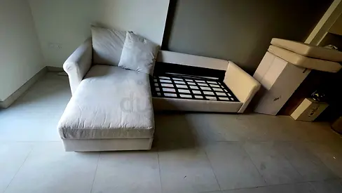 Ikea Gronlid L Shape Sofa bed with mattress