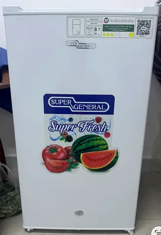 Super General Single-Door Fridge, Upright Freezer/Refrigerator - Compact, Light Used