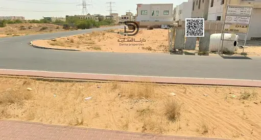 Corner Residential Plot for Sale in Al Yasmeen Ajman, Main Road Location, Large Setback, AED 270 pe