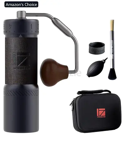 1Zpresso Portable Manual Coffee Grinder with Carry Case — Used, Good Condition